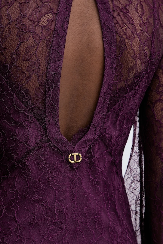 Twinset sukienka 252TT2261 fioletowy