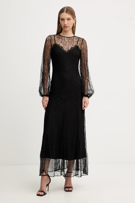 Twinset sukienka tkanina czarny 252TT2261