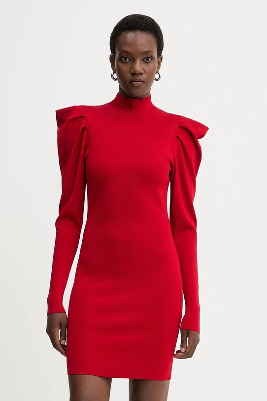 Twinset sukienka casual czerwony 252AT3010