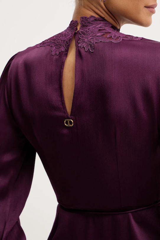 Twinset sukienka 252TT2245 fioletowy