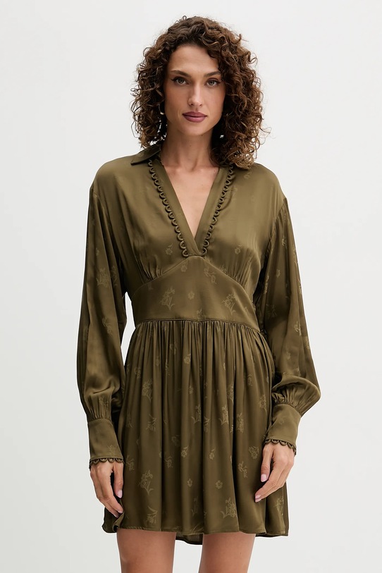 Šaty Twinset viskóza zelená 252TT2364