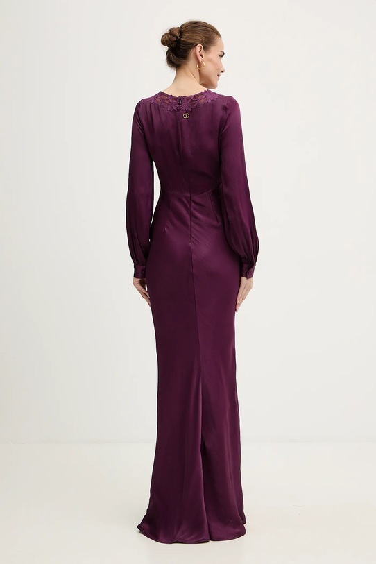 Odzież Twinset sukienka 252TT2244 fioletowy