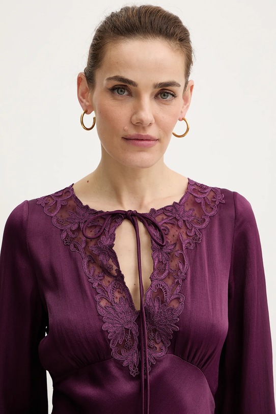 Twinset sukienka fioletowy 252TT2244