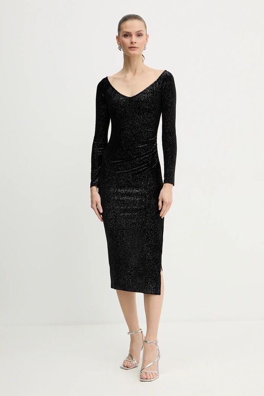 Armani Exchange sukienka XW000795.AF16143 czarny AW25