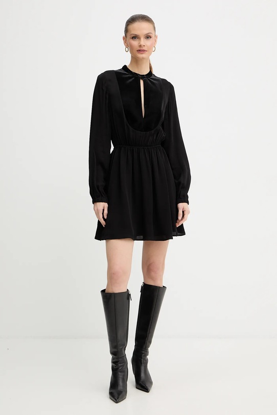 Armani Exchange sukienka XW001036.AF16121 czarny AW25