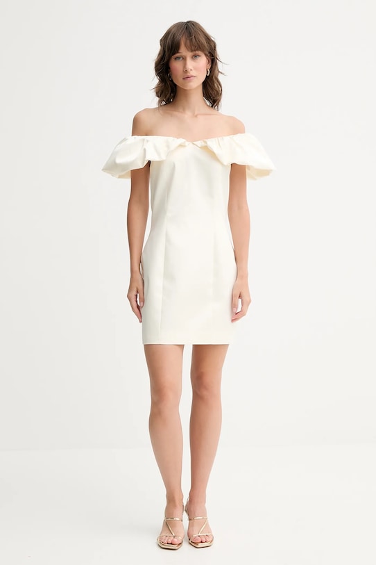 Rotate sukienka 114205857 beżowy AW25