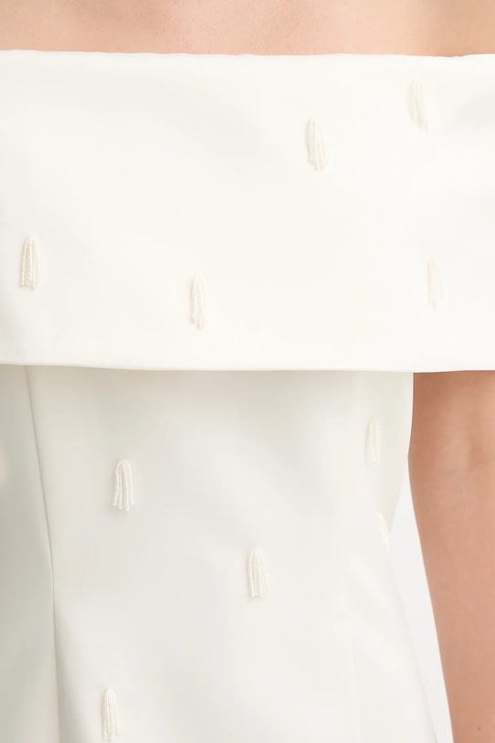 Rotate sukienka 114188857 beżowy