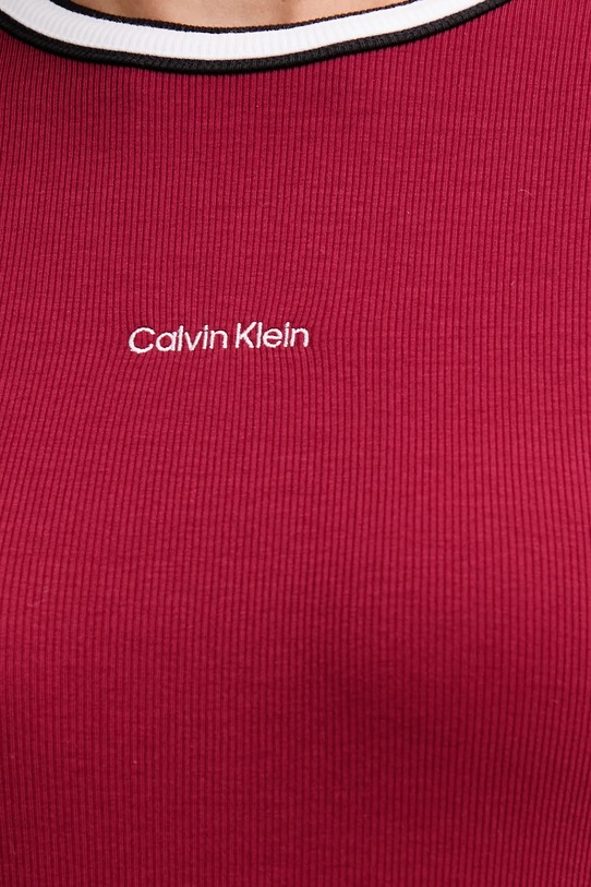 Calvin Klein Jeans sukienka LV047D202G bordowy