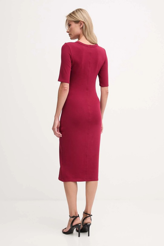 Ruházat Calvin Klein Jeans ruha LV047D217G burgundia