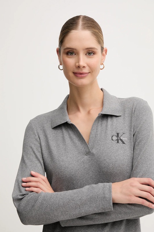 Calvin Klein Jeans sukienka szary LV047D214G