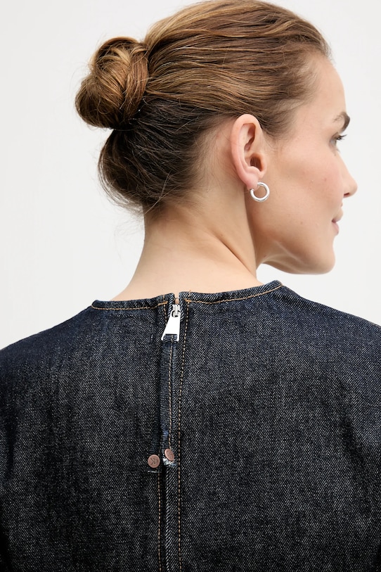 Calvin Klein Jeans sukienka jeansowa LV047D703G granatowy