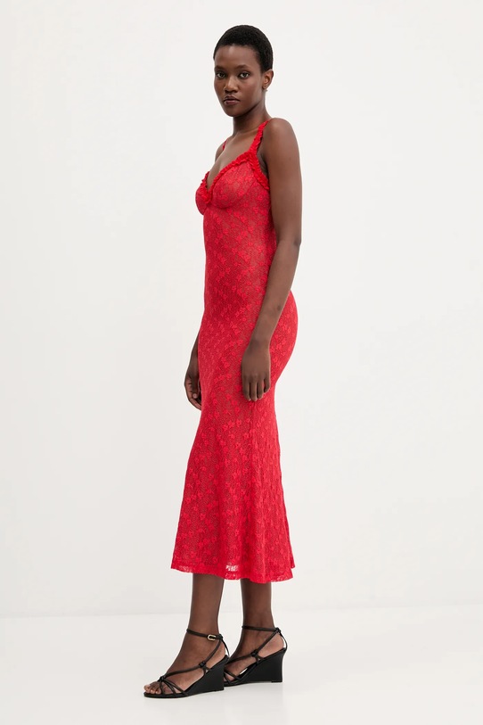 Bardot sukienka 59964DB czerwony AW25