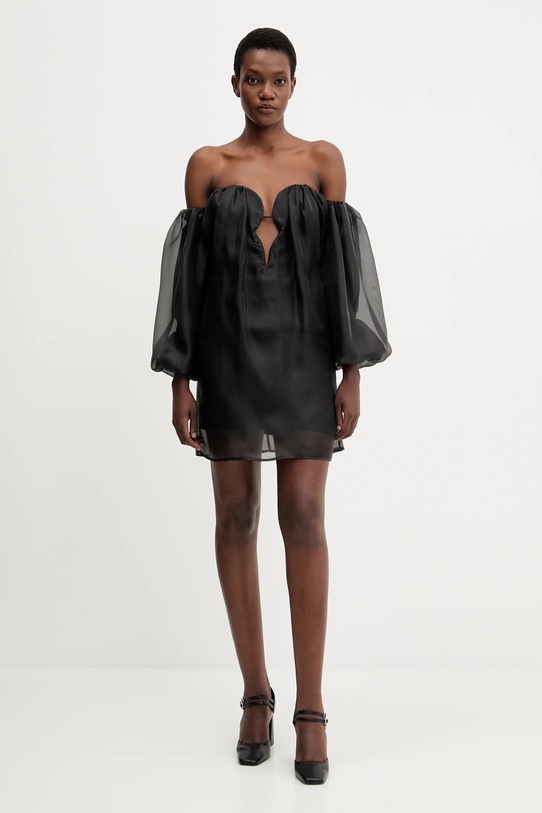 Bardot sukienka 59968DB czarny AW25
