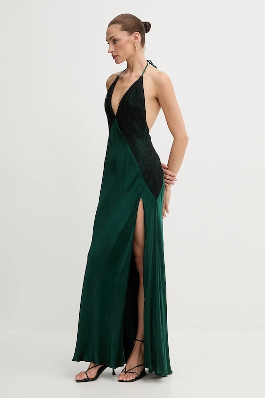 Bardot sukienka 59977DB zielony AW25