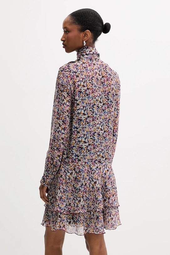 Oblečení Šaty s hedvábím Liu Jo MF5001.T2559 fialová