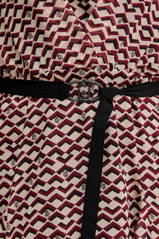 Liu Jo sukienka MF5064.TS116 bordowy