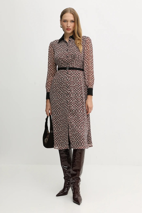 Liu Jo rochie MF5066.TS116 burgundia AW25