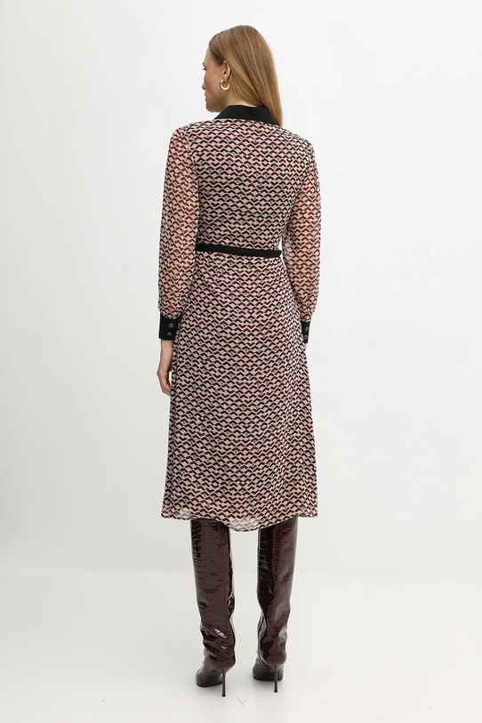 Îmbrăcăminte Liu Jo rochie MF5066.TS116 burgundia