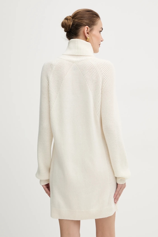 Odzież Liu Jo sukienka wełniana MF5063.MS009 beżowy