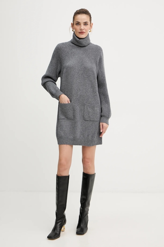 Вовняна сукня Liu Jo MF5063.MS009 сірий AW25