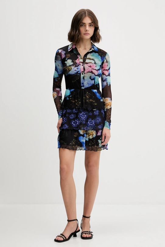 Desigual sukienka CORAL LACROIX 25WWVK10 czarny AW25