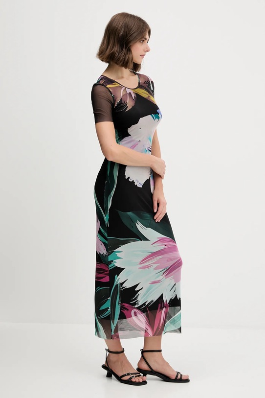 Desigual sukienka BERNADETTE 25WWVK19 czarny AW25