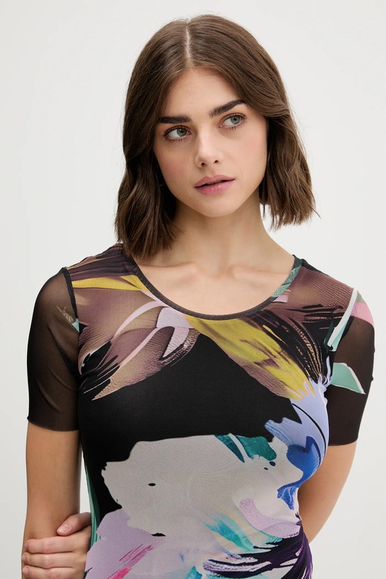 Desigual sukienka BERNADETTE czarny 25WWVK19