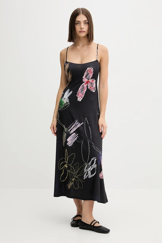 Desigual sukienka KALA czarny 25WWVK25