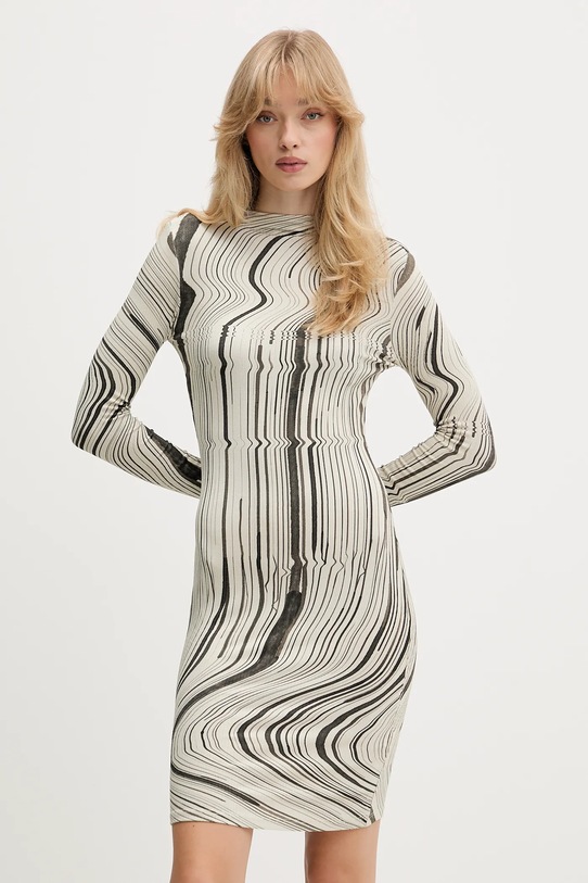 Šaty Desigual CHIARA mini zelená 25WWVK35