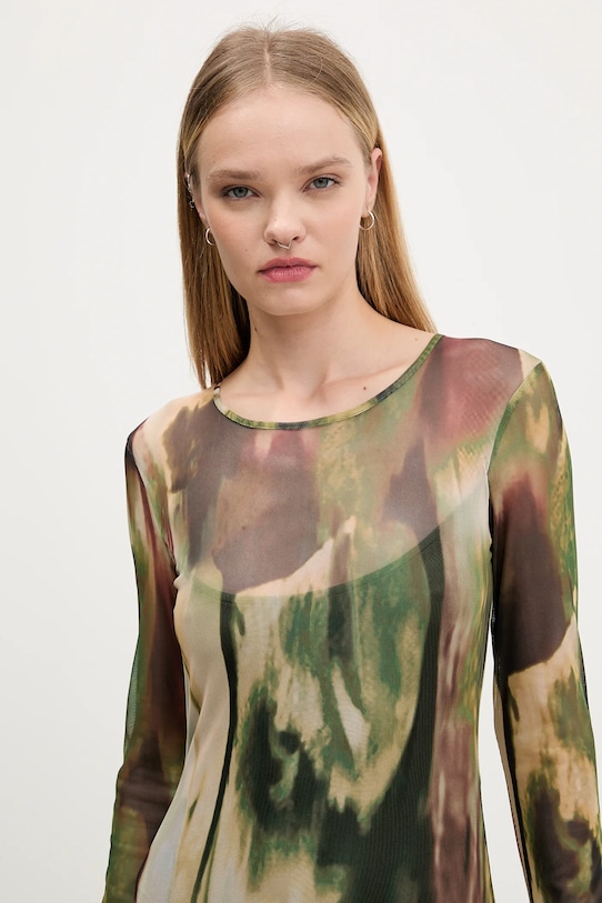 Obleka Desigual GODIVA zelena 25WWVK41
