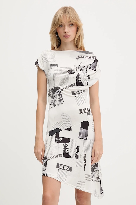 Desigual vestito e maglione ORIANA 25WWVK42 bianco AW25