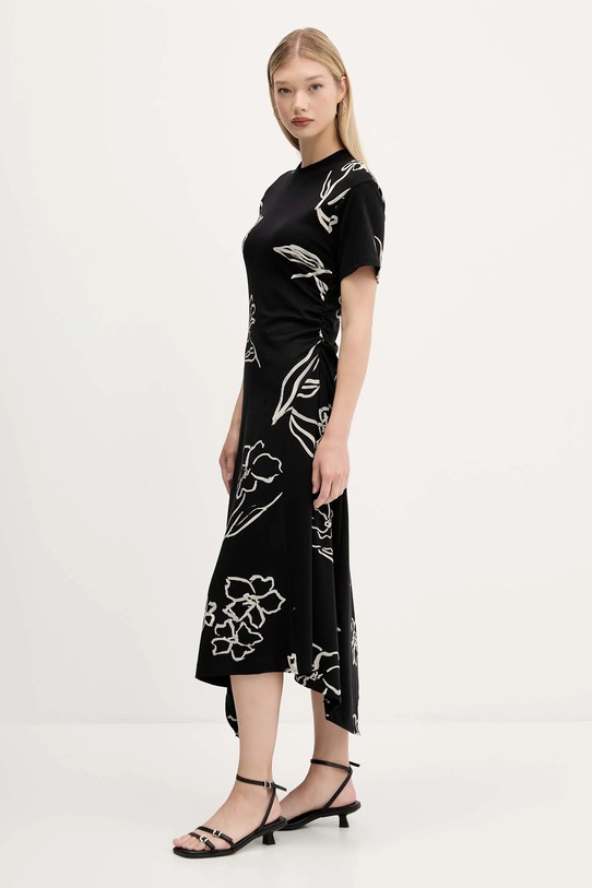 Desigual sukienka CALMA 25WWVK44 czarny AW25