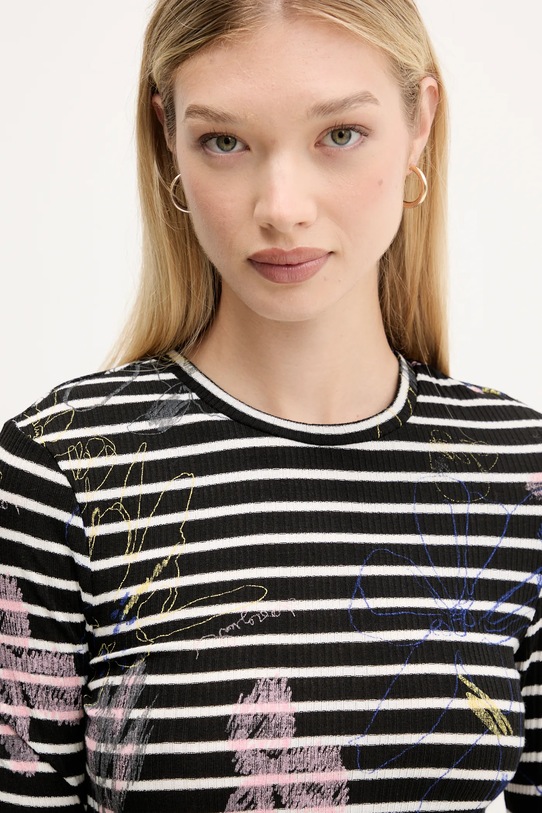 Desigual sukienka RAYA HIBRIDA czarny 25WWVW15
