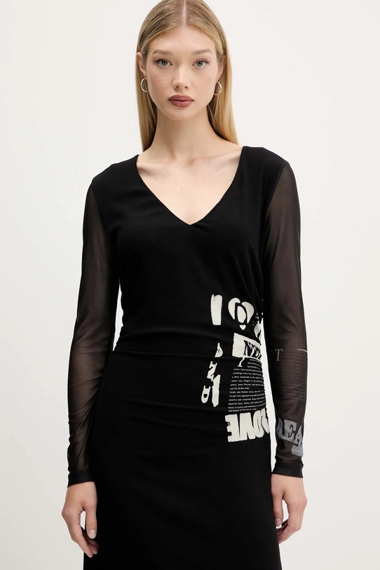 Desigual sukienka POSINEW czarny 25WWVW26