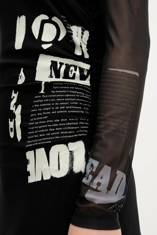 Desigual sukienka POSINEW 25WWVW26 czarny