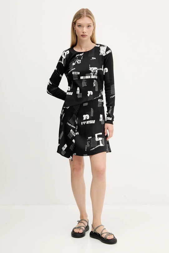 Šaty Desigual NEWSCORTO 25WWVW29 čierna AW25