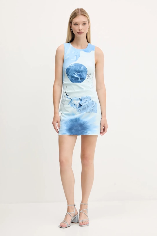 Šaty Desigual FOTOAZUL 25WWVW31 modrá AW25