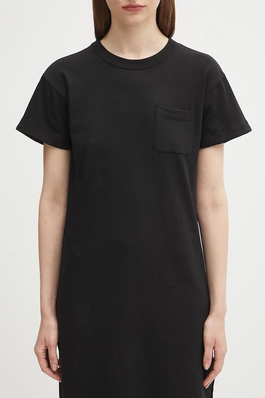 Fiorucci cotton dress Cash and Carry Print Maxi W02FPDTS108CJ01BK04 black