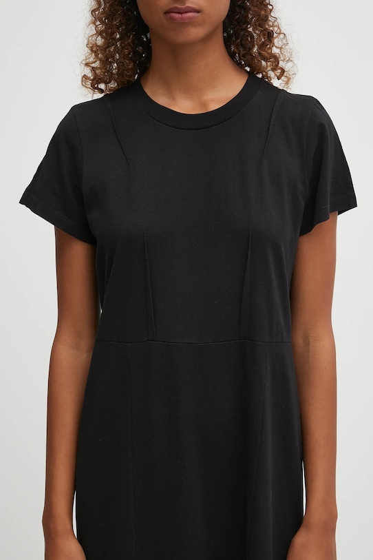 MM6 Maison Margiela sukienka bawełniana czarny S52DD0068.M20050.900