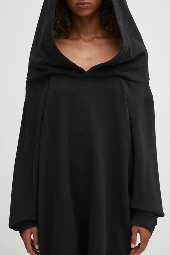 MM6 Maison Margiela sukienka bawełniana czarny S52DD0074.M25014.900