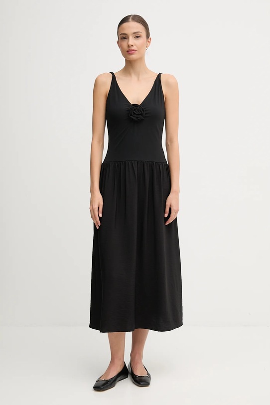 Pedro del Hierro sukienka z elastanem czarny 3812197