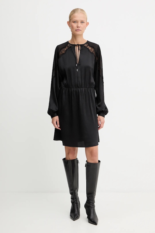 BOSS Orange ruha hosszú fekete 50548379