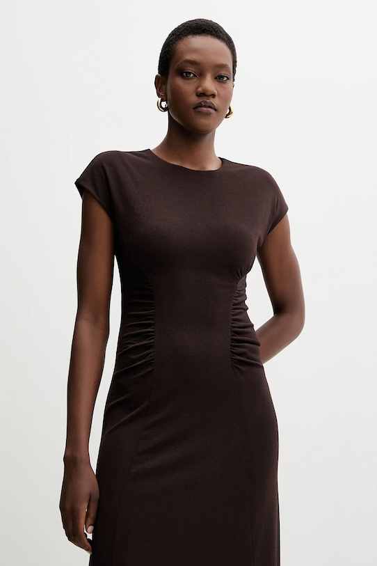 Marella sukienka brązowy 2523626024200