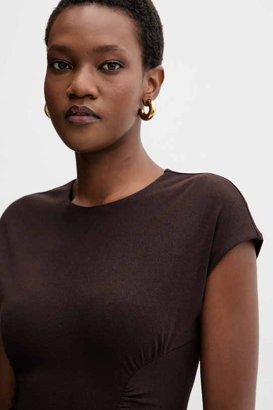 Marella sukienka 2523626024200 brązowy