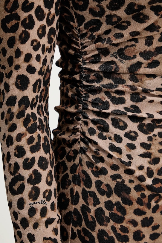 Marella sukienka 2523626064200 brązowy