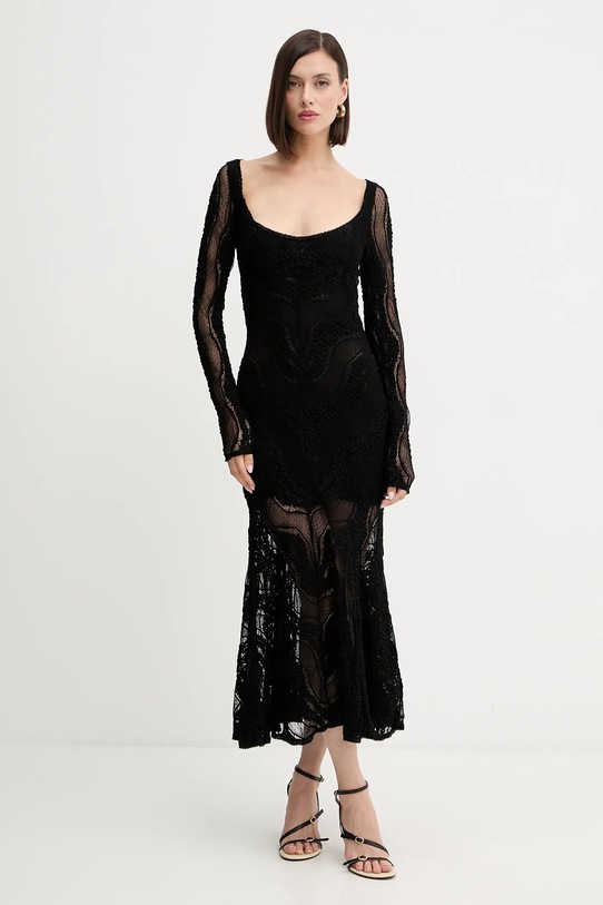 Charo Ruiz Ibiza sukienka z elastanem czarny 257610