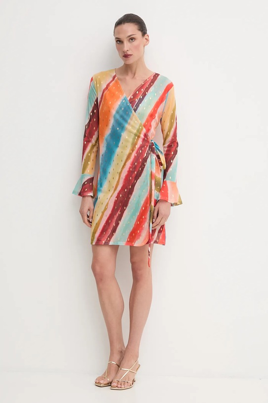 Never Fully Dressed sukienka NFDDR2797 pomarańczowy AW25