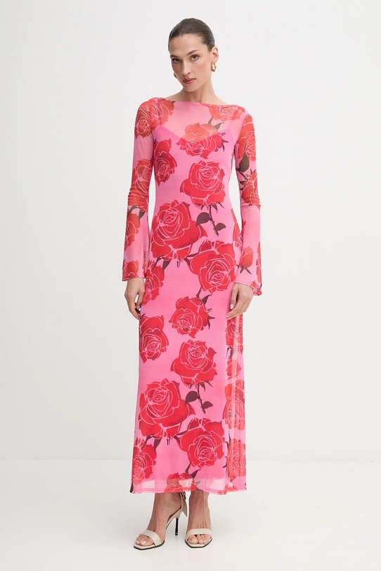 Never Fully Dressed rochie maxi roz NFDDR2830