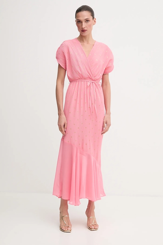 Never Fully Dressed sukienka wzorzyste różowy NFDDR2845