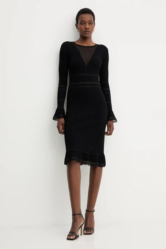 Herve Leger rochie Connie DSR8524099 negru AW25